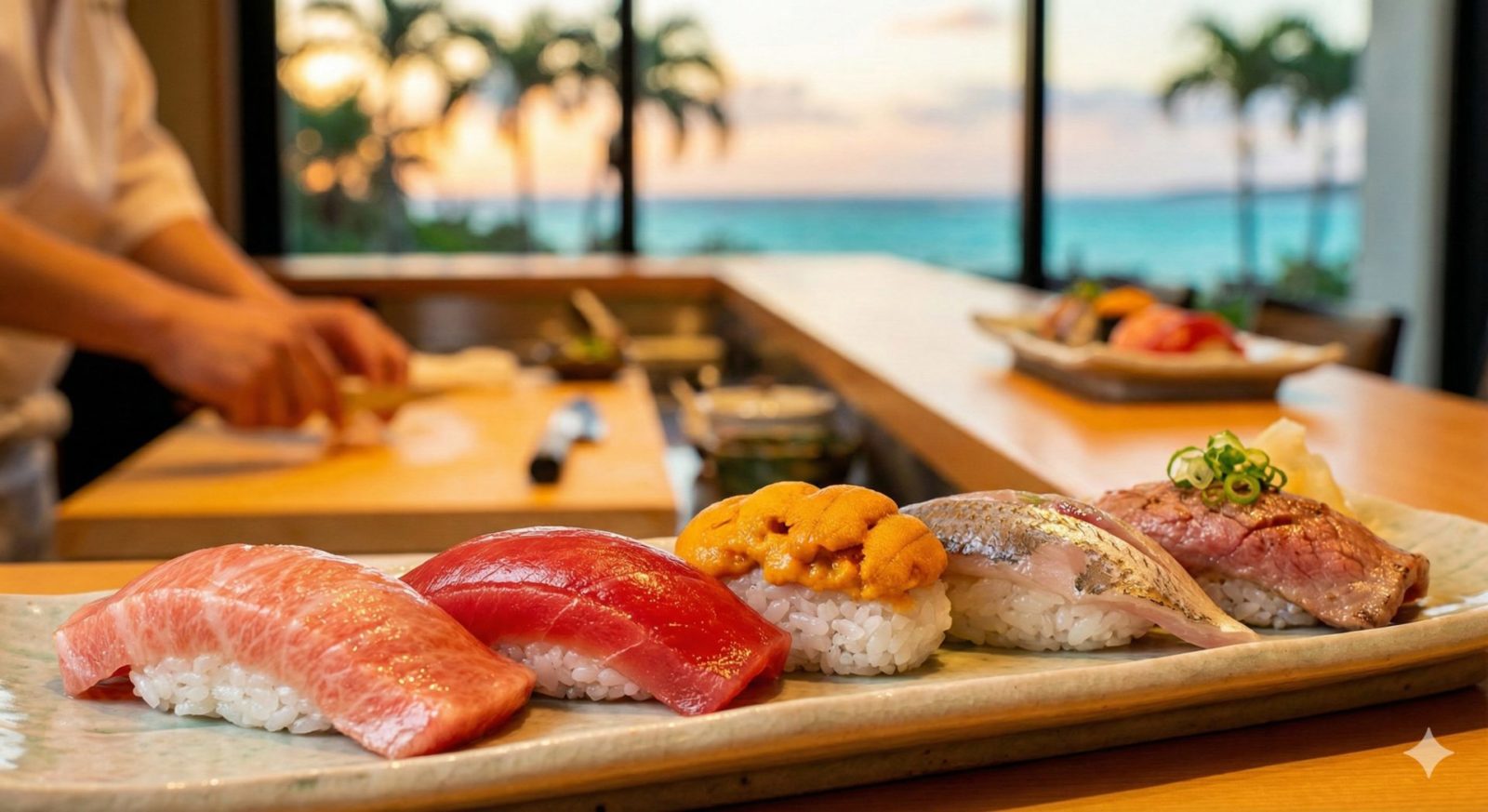 【宮古島】「すし屋のかつ勘」完全ガイド!シギラリゾートで味わう極上寿司と予約のコツ・メニュー・値段を徹底解説